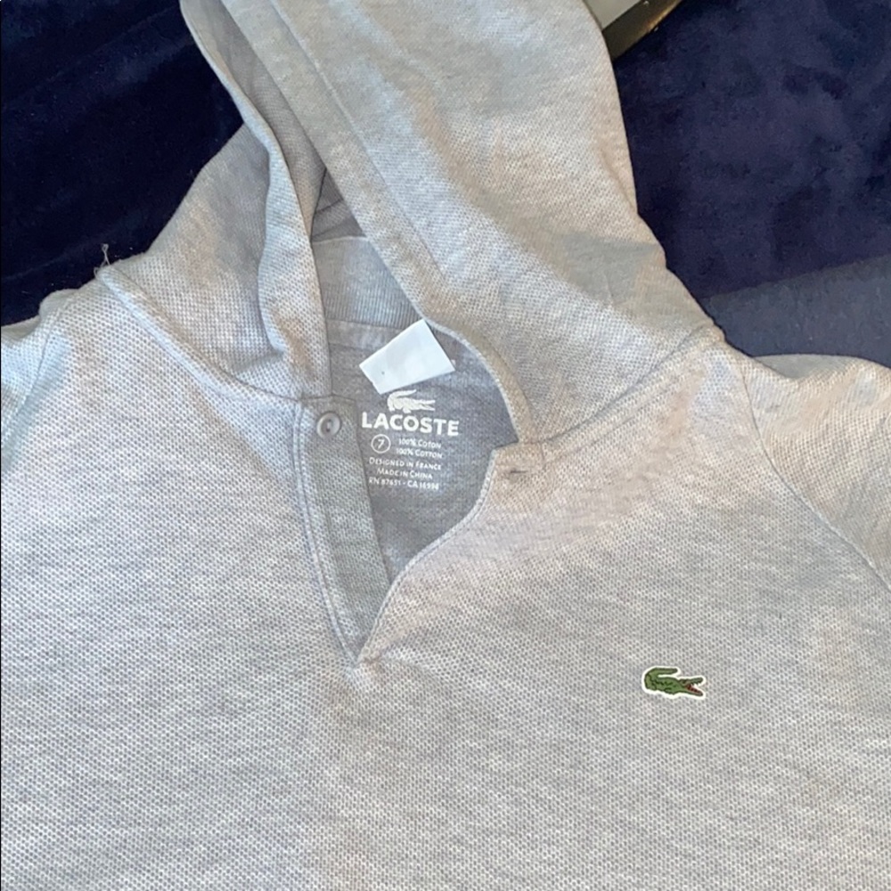 Lacoste Hoodie XL 7 Grey